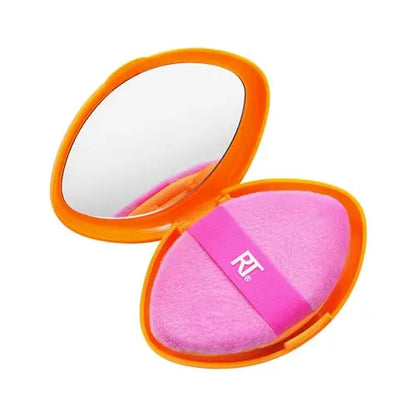 Real Techniques Miracle Puff 2 en 1 con Estuche de Viaje, Esponja de Maquillaje Dual, Banda Elástica, Para Líquidos, Cremas y Polvos, Paquete de 2 - imagen 4