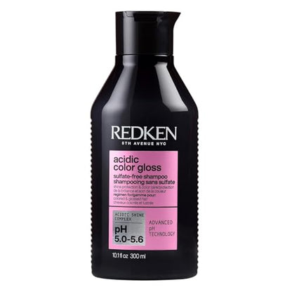 Champú Redken Acidic Color Gloss Sin Sulfatos - Protege la Vibrancia, Brillo de Salón, Para Cabello Tratado con Color, 10.1 Fl Oz - imagen 4