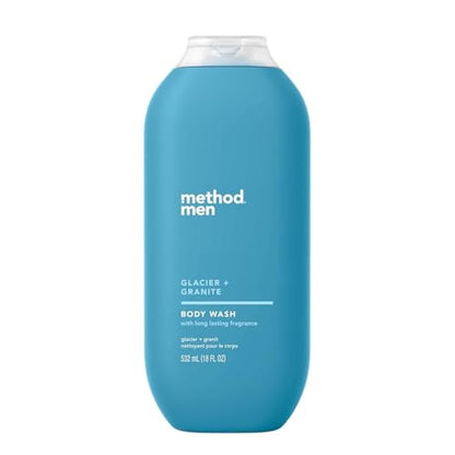 Gel de Ducha para Hombre Method, Glacier y Granite, Libre de Parabenos y Ftalatos, Limpiador de Espuma Rápida, Cruelty Free, 18 oz (Paquete de 1) - imagen 3