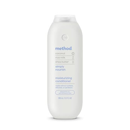 Acondicionador Hidratante Method, Simply Nourish - Revitaliza Cabello Seco, Seguro para Cabello Tratado con Color - Libre de Sulfatos y Crueldad - - imagen 1