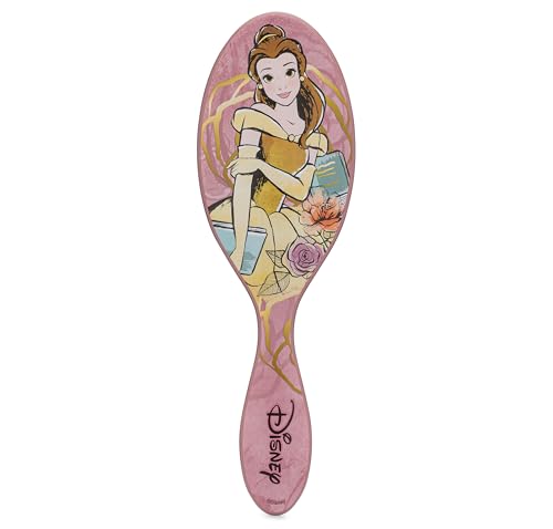 Cepillo Desenredante Wet Brush Disney Original, Belle (Princesa Elegante), Cerdas IntelliFlex Ultra Suaves, Ideal para Cabello Húmedo y Seco, Unisex - imagen 1