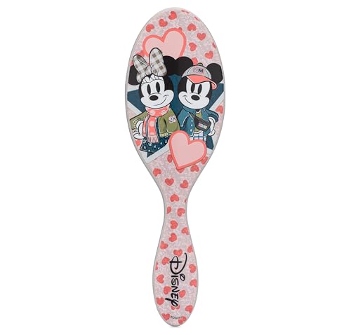 Cepillo Desenredante Original Wet Brush, Mickey & Minnie (Disney Love), Cerdas IntelliFlex Ultra Suaves, Ideal para Cabello Mojado y Seco, Mujeres y - imagen 1