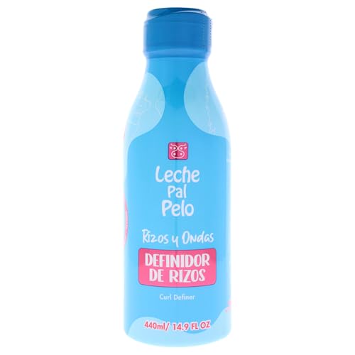 Crema Definidora de Rizos Leche Pal Pelo Curly y Wavy con Aceite de Jojoba y Aloe Vera - Para Cabello Rizado - Sin Parabenos - 14.9 oz - imagen 1