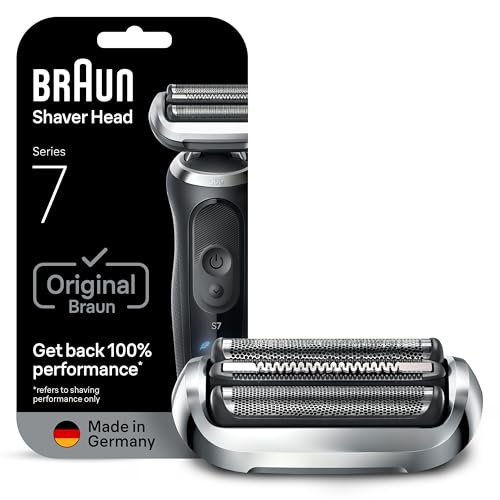 Cabezal de Repuesto para Afeitadora Eléctrica Braun Series 7, Compatible con Afeitadoras de Nueva Generación Series 7, 74S, Color Plata - imagen 1