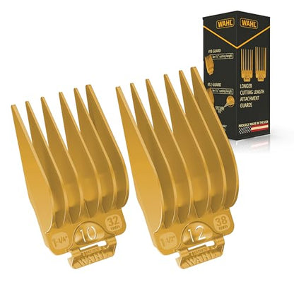 Set de Accesorios de Fijación Segura para Cortadora de Cabello Wahl, 2 Peines Guía de Tamaño Completo para Estilos de Cabello Largo y Desvanecidos - - imagen 3
