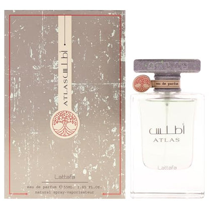 Lattafa Atlas Eau de Parfum Spray Unisex, 1.85 Onzas - imagen 2