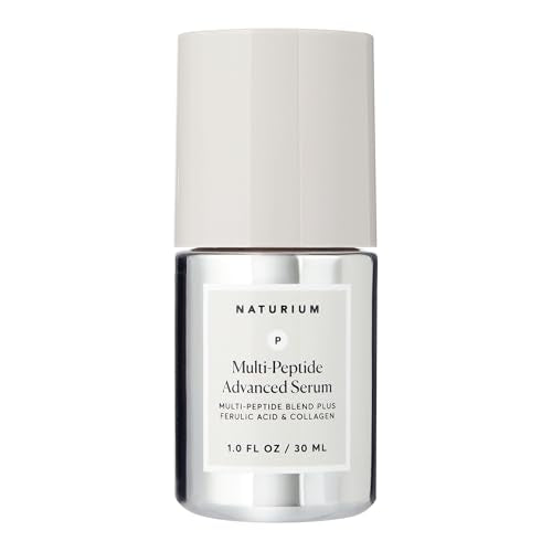 Sérum Facial Avanzado Multi-Péptidos Naturium, Reafirmante y Suavizante para Líneas Finas y Arrugas, Mezcla Avanzada de Multi-Péptidos, 1 oz - imagen 1