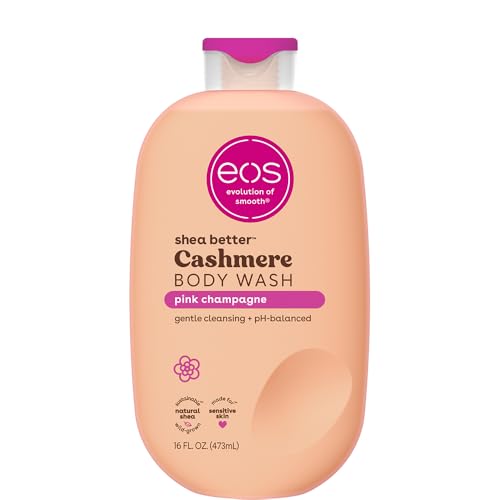 eos Gel de Baño de Cachemira – Champagne Rosa, Hidratante, Fórmula Cremosa con Manteca de Karité, Glicerina, Vitamina E, pH Balanceado, Piel - imagen 4