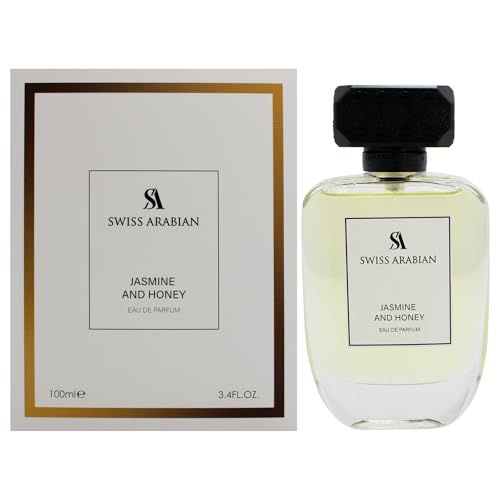 Perfume Árabe Swiss Arabian Jasmine and Honey para Mujeres - Fragancia Floral Blanca y Miel - Perfume Duradero - 3.4 oz - imagen 1
