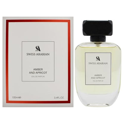 Swiss Arabian Amber y Albaricoque - Perfume Árabe para Mujeres - Fragancia Duradera - Perfume Frutal y Gourmand - 3.4 oz - imagen 1