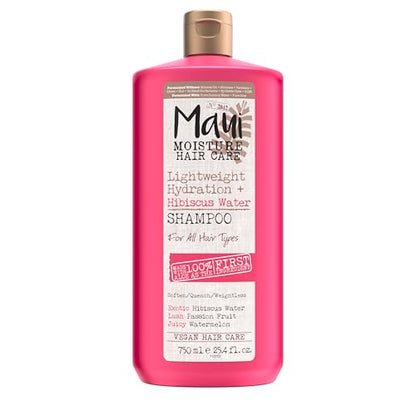 Champú Hidratante Ligero Maui Moisture con Agua de Hibisco, Suaviza y Hidrata Cabello Ondulado y Rizado con Aloe Vera, Vegano y Libre de Sulfatos, - imagen 3