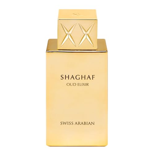 Swiss Arabian Shaghaf Oud Elixir Perfume Unisex 2.5 oz EDP Spray - Fragancia Gourmand Ámbar con Notas de Azafrán - imagen 1