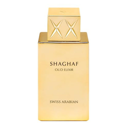 Swiss Arabian Shaghaf Oud Elixir Perfume Unisex 2.5 oz EDP Spray - Fragancia Gourmand Ámbar con Notas de Azafrán - imagen 2