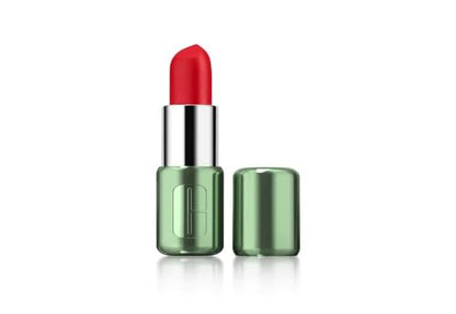 Clinique Pop Lipstick de Larga Duración | Satinado, Mate + Brillo, Chili Pop, 1 Unidad - imagen 3