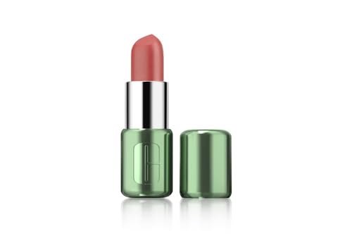 Clinique Pop Lipstick de Larga Duración | Satinado, Mate + Brillo, Latte Pop, 1 Unidad - imagen 2