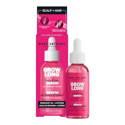 Suero para el cuero cabelludo y cabello Marc Anthony Grow Long - Fórmula anti-quiebre para nutrir, fortalecer e hidratar - Brillo natural y cabello - imagen 1