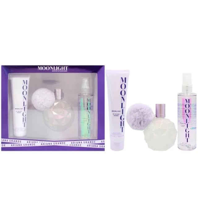 Ariana Grande Moonlight 3.4 oz EDP + 4.0 oz Body Mist + 3.4 oz Body Cream - imagen 4
