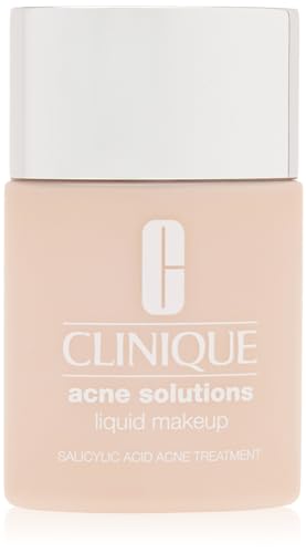 Base de Maquillaje Líquida Clinique Acne Solutions con Ácido Salicílico para Piel Seca Mixta a Grasa | Cobertura Media, Acabado Mate Natural, - imagen 1