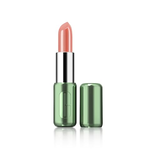 Clinique Pop Lipstick de Larga Duración | Satinado, Mate + Brillo, Nude Pop, 1 Unidad - imagen 1