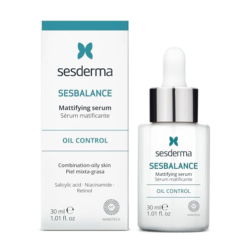 Suero Matificante Sesderma SESBALANCE, Enriquecido con Niacinamida y Retinol, Textura Suave y Lisa, Fórmula de Rápida Absorción, 30 ml - imagen 2