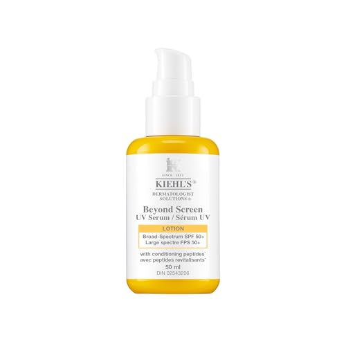 Kiehl's Better Screen Suero UV SPF 50+, Protector Solar Facial Invisible con Péptidos de Colágeno, Filtros UV para Proteger UVA y UVB, Corrige Signos - imagen 2