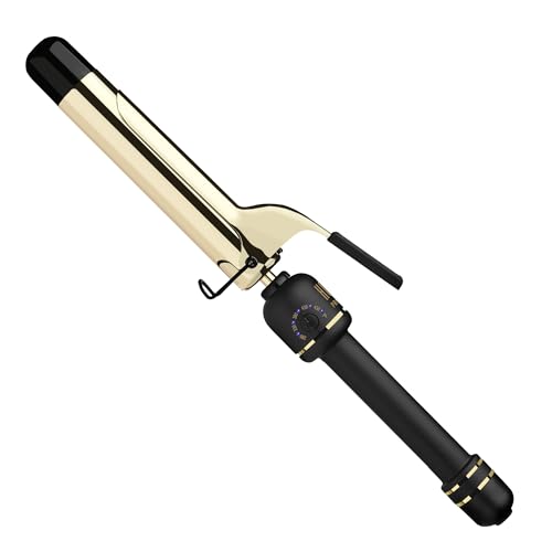 Plancha de Ondas HOT Tools 24K Gold Profesional de 1 1/4 con Barril Extendido y Pinza para Ondas Despeinadas - Tecnología 24K Gold para Resultados - imagen 2