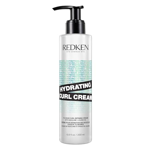 Crema Hidratante para Rizos Redken - Definición de Rizos por 72 Horas, Protección Térmica hasta 450°F, Hidratante y Anti-Frizz, con Escualano y - imagen 1