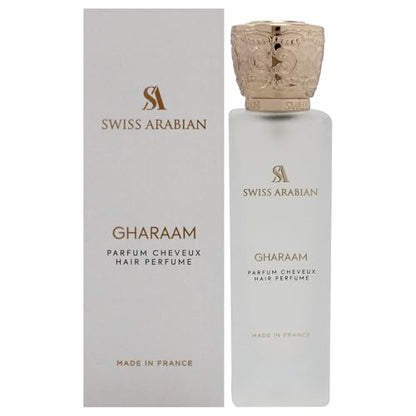 Swiss Arabian Gharaam - Perfume para el Cabello para Mujeres - Fragancia Ámbar y Amaderada - Mist Capilar con Vitamina E - Mezcla de Jazmín, Azafrán - imagen 4