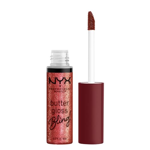 NYX PROFESSIONAL MAKEUP Butter Gloss Bling Lip Gloss, Brillo No Pegajoso y Vegano - Big Spender - imagen 1