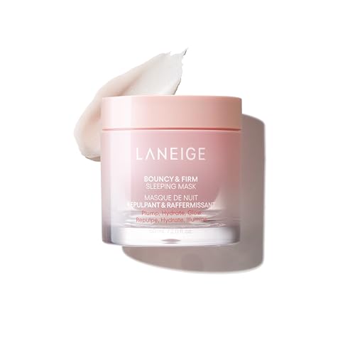 Mascarilla de Noche LANEIGE Bouncy and Firm: Revitaliza, Suaviza, Complejo de Peonía y Colágeno, Hidratación que Refuerza la Barrera - imagen 2