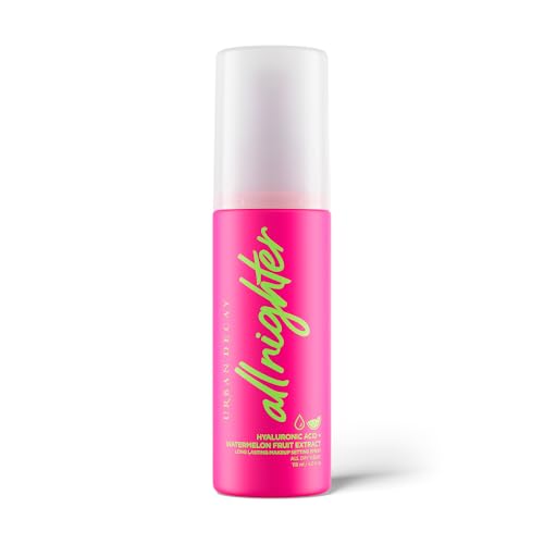Spray Fijador Hidratante Urban Decay All Nighter con Ácido Hialurónico para Rostro (Tamaño Completo) - Acabado Luminoso, Resistente al Agua, 4 fl oz - imagen 1