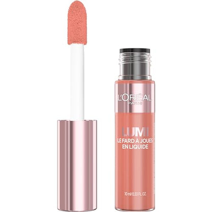 L'Oreal Paris True Match Lumi Le Liquid Blush, Fórmula Ligera de Rubor Intenso con Pigmentos Líquidos, Acabado Radiante, 0.33 Fl Oz - imagen 4