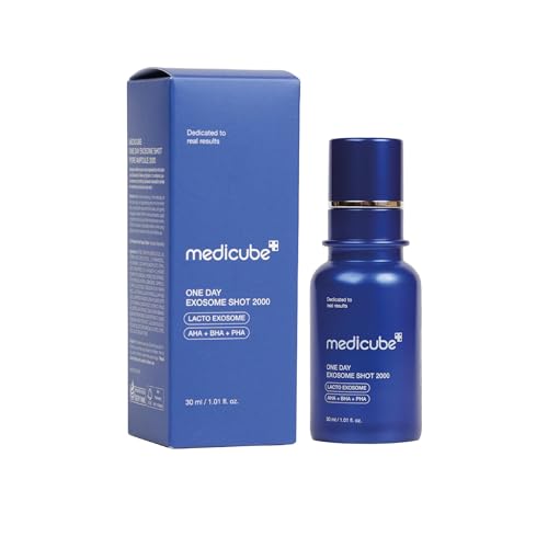 serum facial medicube Exosome Shot Zero 2,000 PPM | suero líquido potenciador de piel | Exosome, AHA+BHA+PHA | cuidado de poros, textura de piel | - imagen 1
