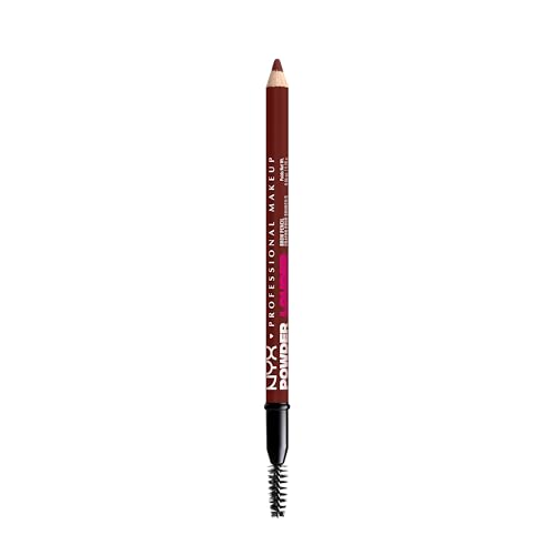 Lápiz de Cejas NYX PROFESSIONAL MAKEUP Powder Louder, Lápiz Vegano con Volumen Construible y Duración de Hasta 12 Horas - Black Cherry - imagen 1