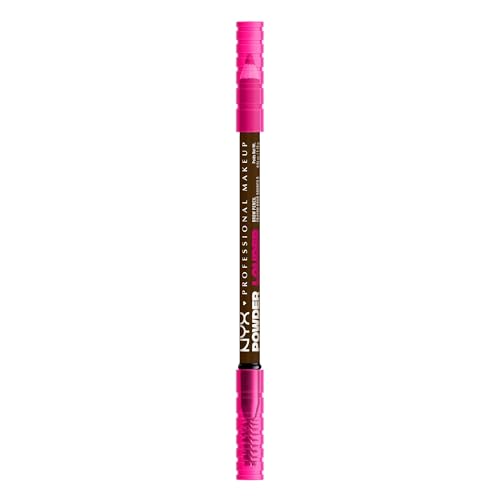 Lápiz de Cejas NYX PROFESSIONAL MAKEUP Powder Louder, Volumen Construible, Hasta 12 Horas de Duración, Fórmula Vegana - Espresso - imagen 4
