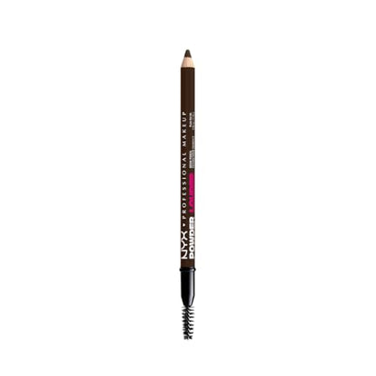 Lápiz de Cejas NYX PROFESSIONAL MAKEUP Powder Louder, Lápiz Vegano con Volumen Construible y Duración de Hasta 12 Horas - Marrón - imagen 1