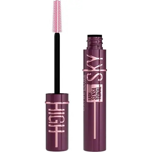Maybelline Lash Sensational Sky High Máscara de Pestañas Voluminizadora y Alargadora, Definición y Rizado, Fórmula Lavable, Color Burgundy Haze, 1 - imagen 4