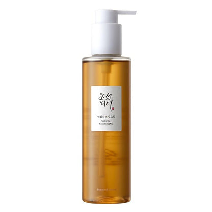 Aceite Limpiador Ginseng Beauty of Joseon para Maquillaje Waterproof, Desmaquillante para Piel Sensible y Propensa al Acné, 210ml - imagen 1