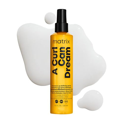 Matrix A Curl Can Dream Spray Definidor para Cabello Rizado y Ondulado - Control de Frizz y Protección Térmica con Extracto de Miel de Manuka - imagen 3
