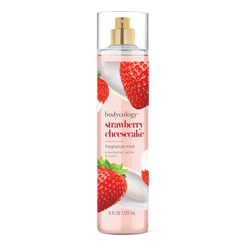 Bodycology Mist de Cuerpo Fragancia Duradera, Cheesecake de Fresa, 8 fl oz - imagen 1