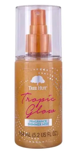 Bruma Corporal Hidratante Tree Hut Tropic Glow, Sin Alcohol, Spray Brillante con Notas de Almendra, Ámbar Dorado y Sándalo, 5.2 Fl Oz. - imagen 1