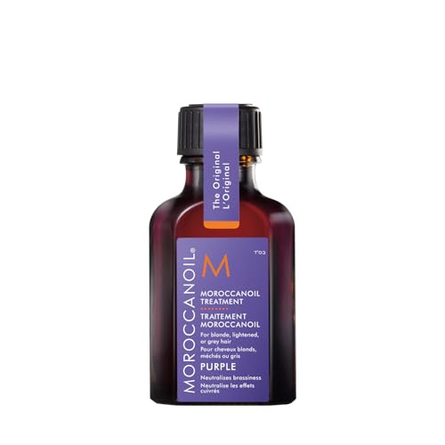 Moroccanoil Tratamiento Aceite Morado para Cabello Rubio, 0.85 Fl. Oz. - imagen 4