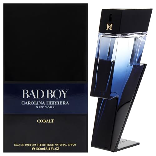 Carolina Herrera Bad Boy Cobalt Eau de Parfum Spray para Hombres, 3.4 Onzas - imagen 3