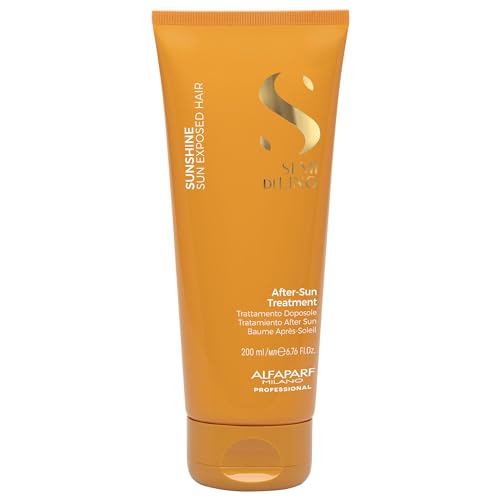 ALFAPARF MILANO Semi di Lino Sunshine Tratamiento Capilar After-Sun - Tratamiento Restaurador para Cabello Dañado por Sol, Cloro y Sal - Nutre y - imagen 4