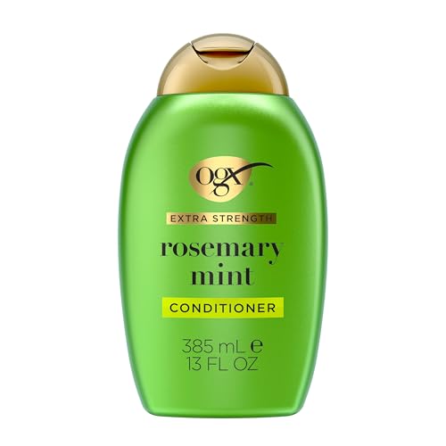 Acondicionador OGX Extra Strength para el Cuero Cabelludo + Romero y Menta, Hidratante para Cabello y Cuero Cabelludo, 13 fl. oz - imagen 3