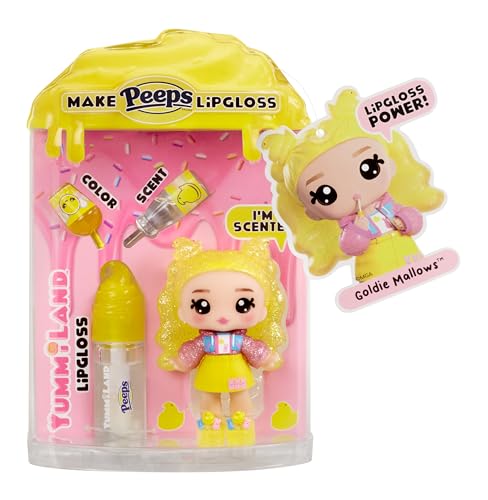 Yummiland x Peeps Muñeca de Brillo Labial – Goldie Mallows, Para Niños de 4 Años en Adelante - imagen 2