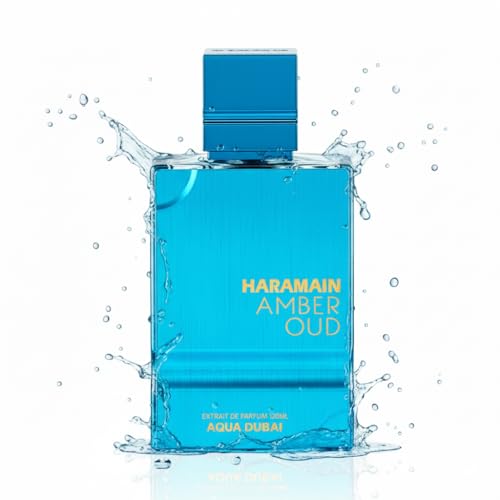 Al Haramain Amber Oud Aqua Dubai - Colonia de Oud para Hombres - Perfume de Ámbar Duradero con Bergamota y Vainilla - 3.33 oz - imagen 1