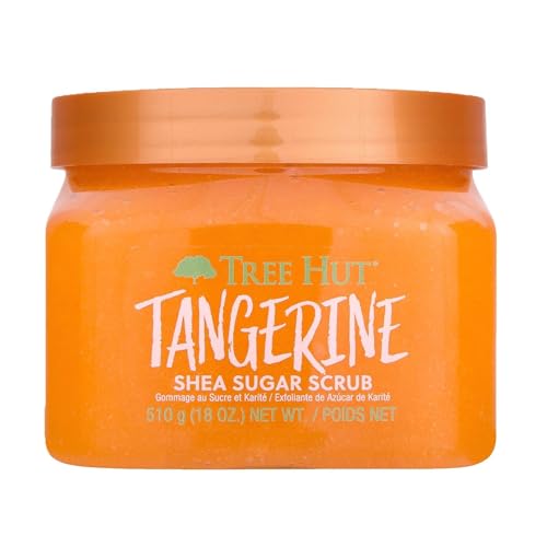 Exfoliante Corporal Tree Hut de Azúcar de Tangerina con Manteca de Karité y Aceites Esenciales, Hidratante y Suavizante, 18 oz - imagen 1