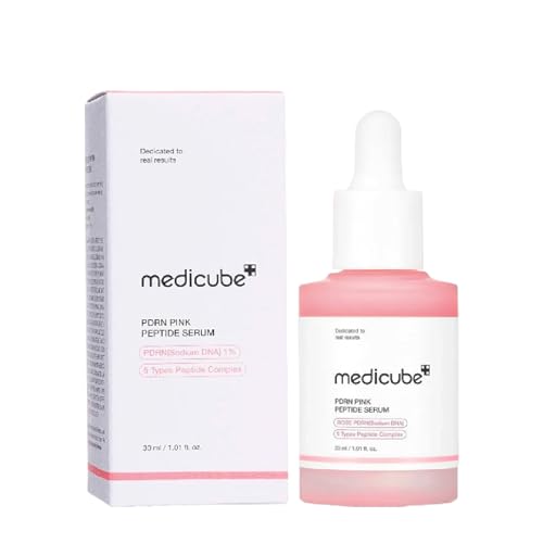 Suero de Péptidos PDRN Medicube con ADN de Salmón | Suero Rosa con Péptidos y Niacinamida para Hidratación y Piel Firme | Cuidado de Tono Desigual | - imagen 3
