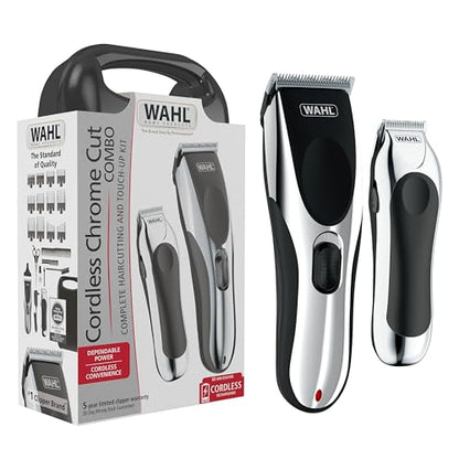 Cortadora de Cabello Wahl Clipper Chrome Pro Inalámbrica para Hombres y Recortadora de Batería Combo para Cortes Completos y Retoces – Modelo 3026590 - imagen 2